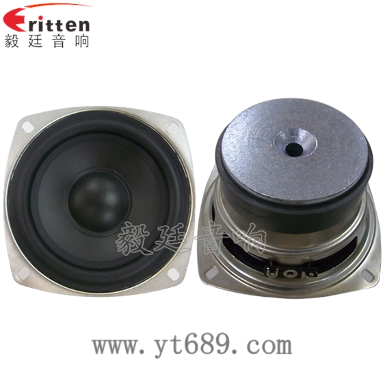4寸高端品牌重低音喇叭正反面 4寸高端品牌重低音喇叭正反面