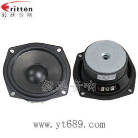 4寸高端品牌重低音喇叭正反面