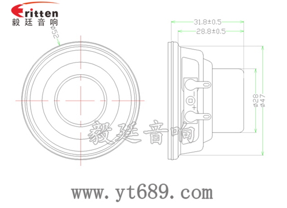 2寸藍(lán)牙音箱喇叭成品圖