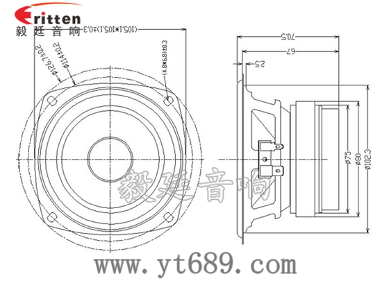 4寸25芯30瓦重低音喇叭成品圖 1.38寸40瓦舞臺音箱全頻喇叭成品圖