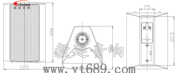 5.25寸2路全頻音箱成品圖 5.25寸2路全頻音箱成品圖