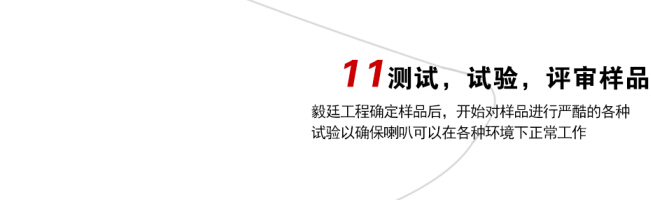 測試，試驗，評審樣品定制流程