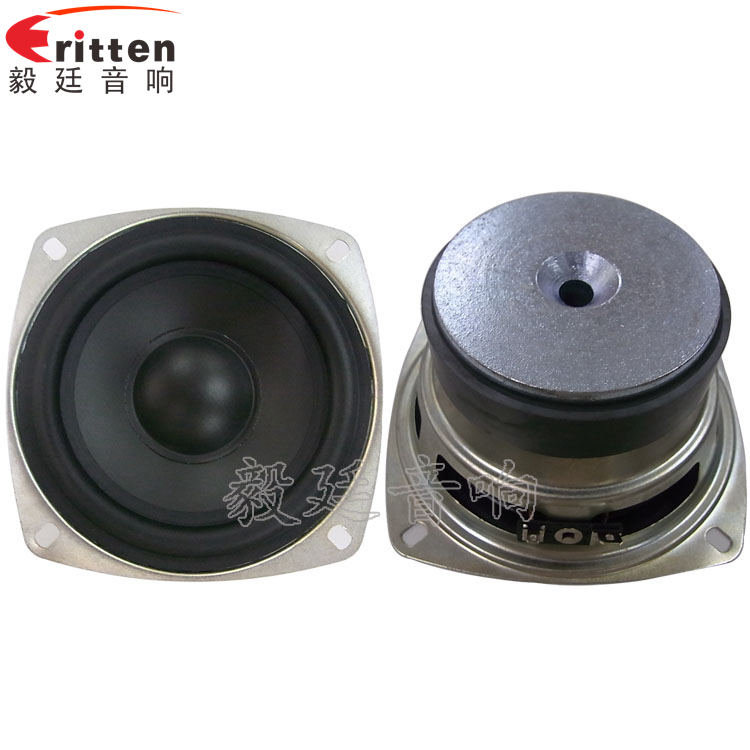 4Ω30W多媒體音箱喇叭正反面 4寸高端品牌重低音喇叭正反面