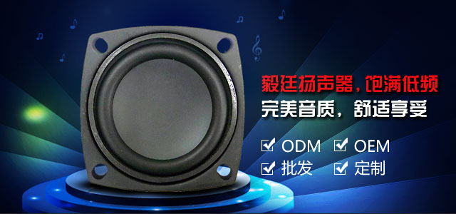 毅廷揚聲器，飽滿低頻